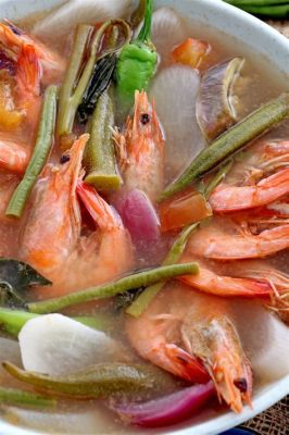  Sinigang na Hipon: Experience a Symphony of Sour and Spicy Flavors!